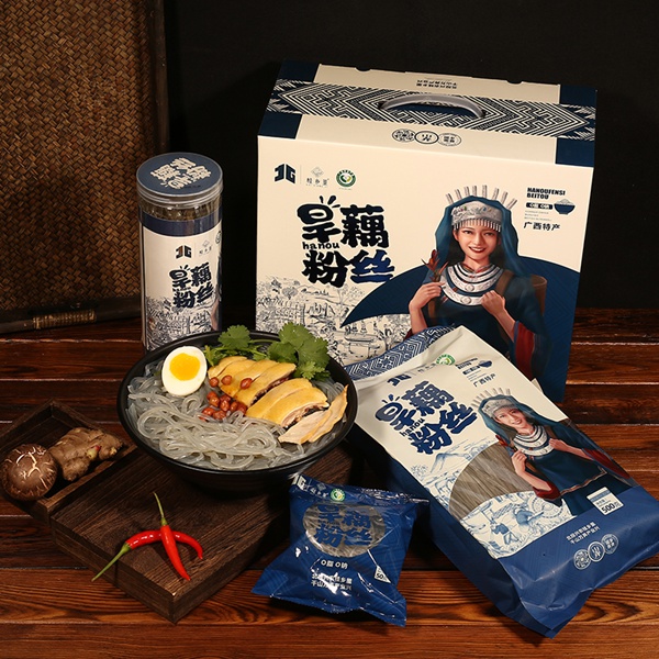 “桂鄉裡”旱藕粉絲禮盒。廣西廣路集團供圖