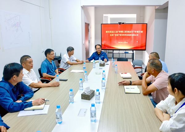 广西浦北县总工会联合南方电网广西钦州浦北供电局走进广西富产新材料科技集团，开展“劳模工匠助企行”专项行动。.jpg