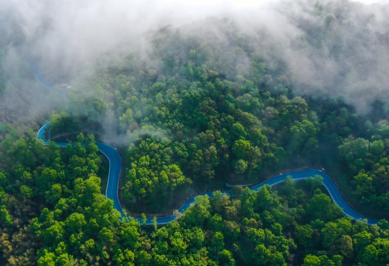 空中俯瞰东海云廊