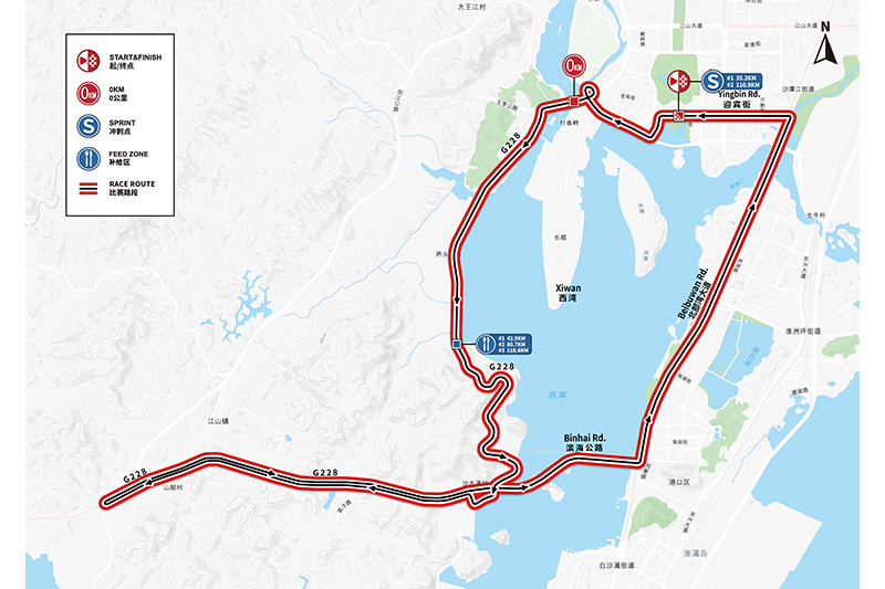 防城港城市赛段。主办方供图