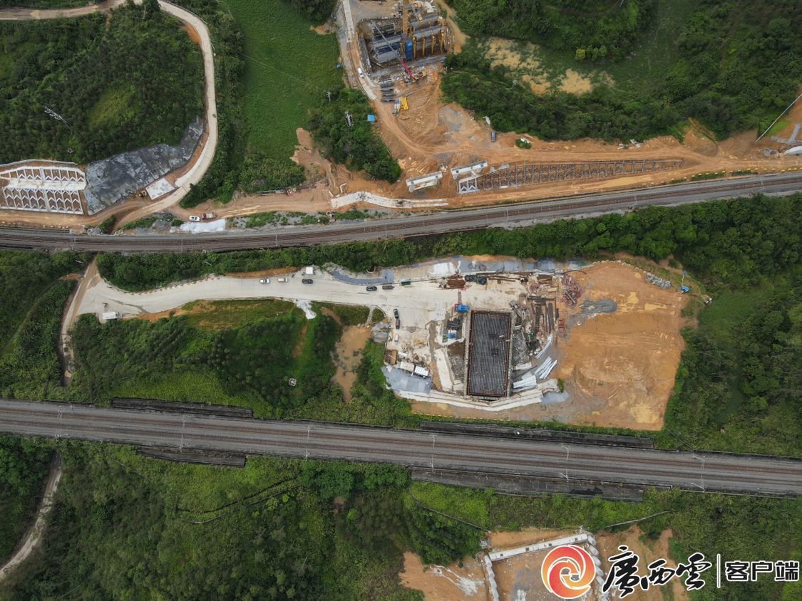 長壢立交橋項目施工現場。