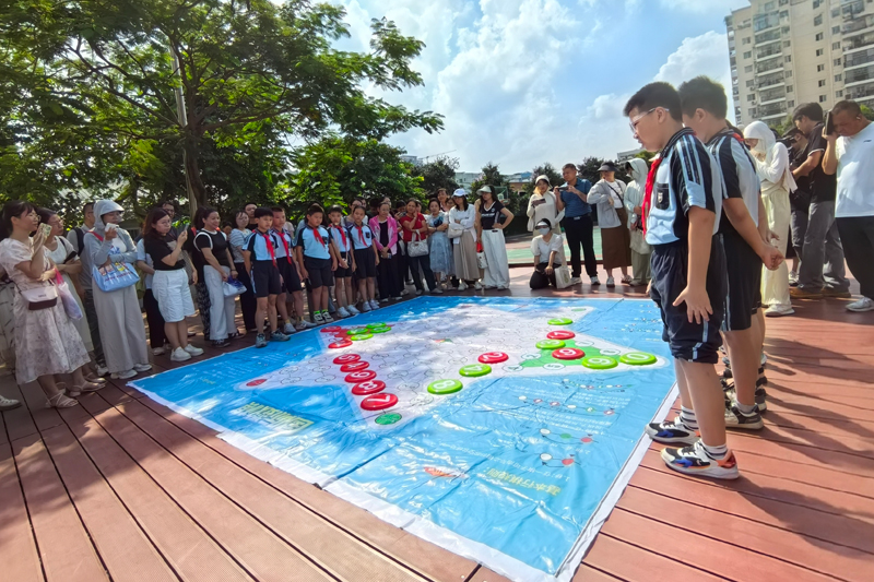 国际数棋团体赛展示。韦铖摄