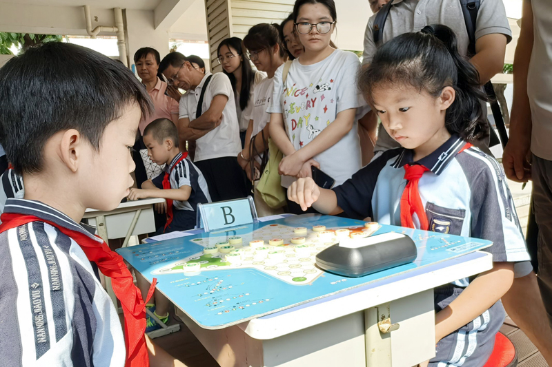 国际数棋个人赛展示。石慧琳摄