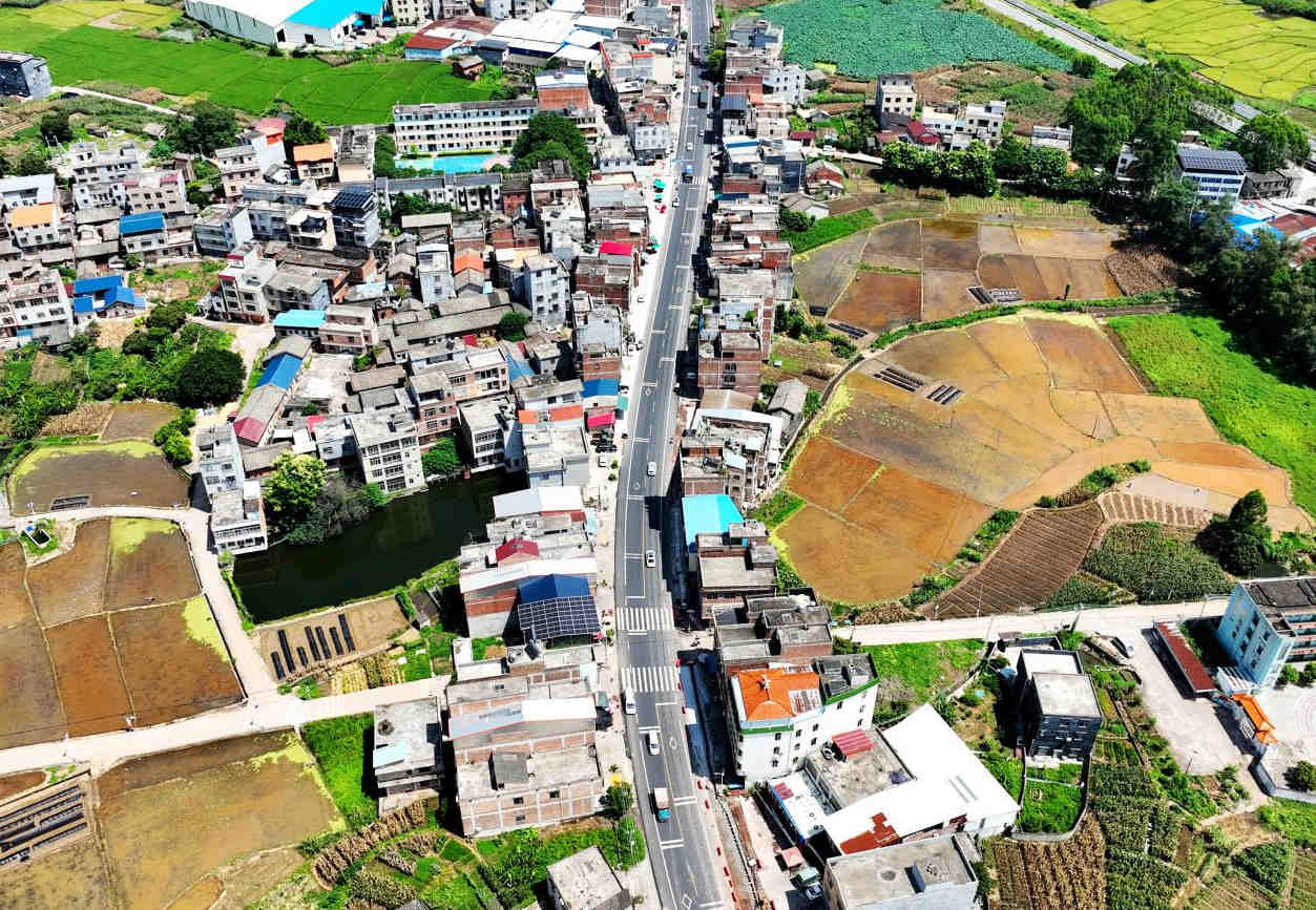 省道511線三塘過圩路段。馮俊銘攝