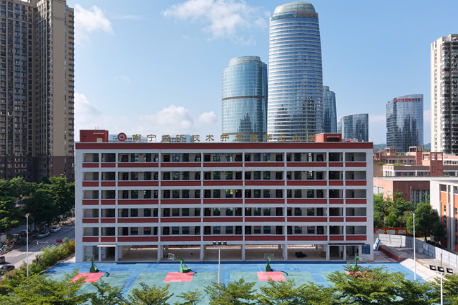 南宁经济技术开发区第三小学。陶燕如摄