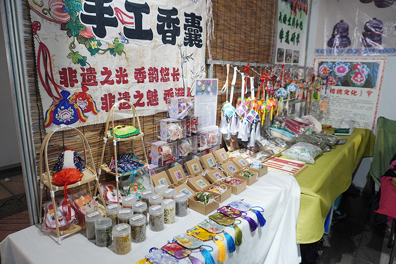香囊展區。謝佳洛攝