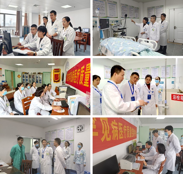 专家组在崇左市开展医疗质控工作。广西民族医院供图