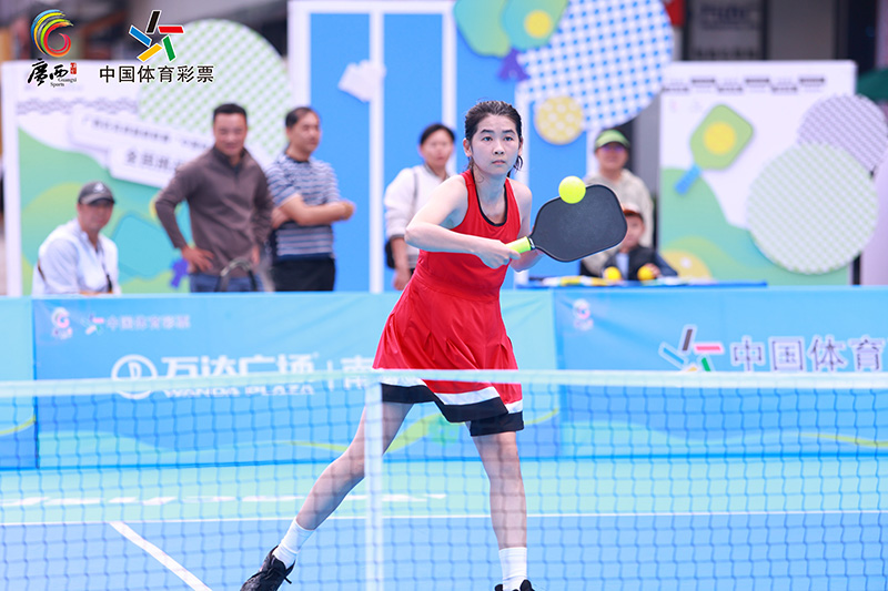 公開組女子單打賽場。廣西體育局供圖