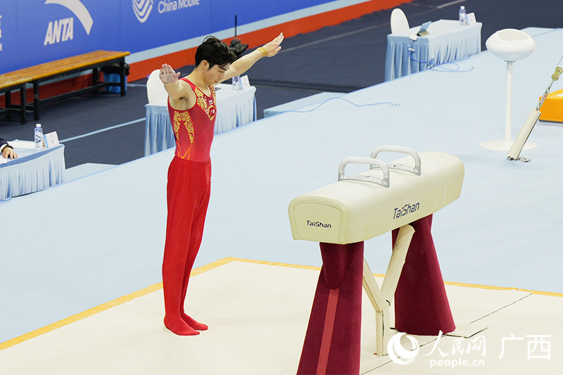 廣西選手陸崇燦。人民網 梁章暉攝