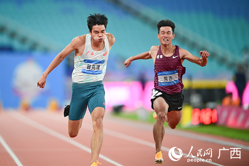 曾克理沖線瞬間。人民網 雷琦竣攝