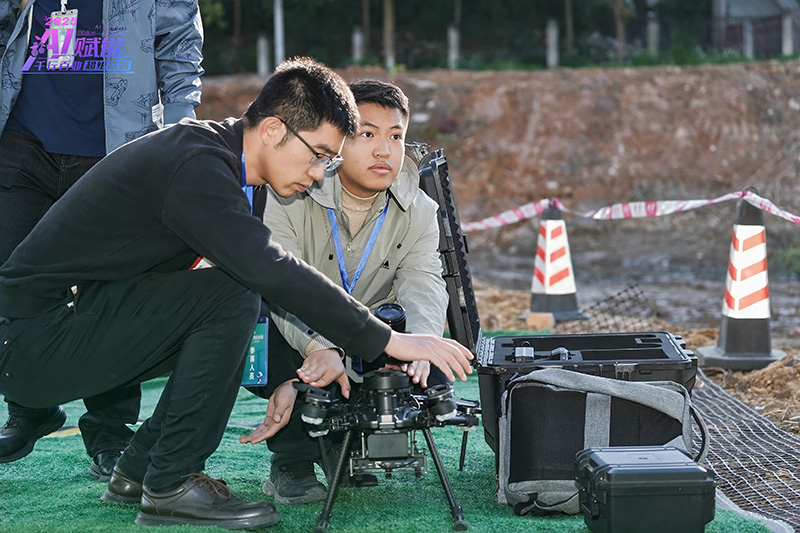 “AI+低空巡检”赛道实战现场。主办方供图