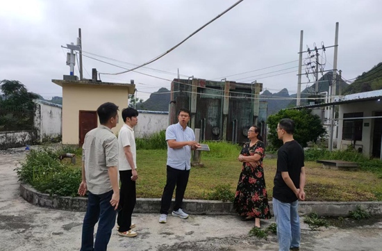 4南宁水务集团到马山县考察乡镇水厂运营情况