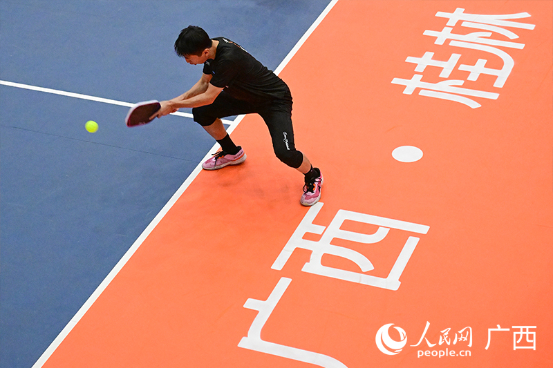 2025“李寧杯”中國匹克球巡回賽總決賽在桂林舉辦。人民網 雷琦竣攝