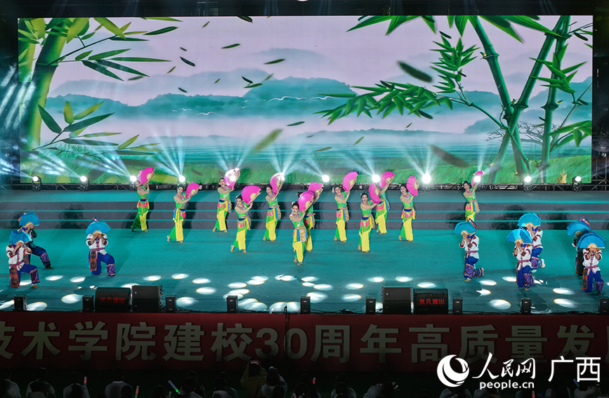 晚会现场。人民网 付华周摄