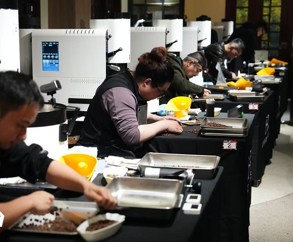 咖啡烘焙交流赛现场