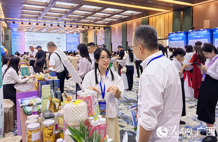 產銷對接會現場。人民網 付華周攝