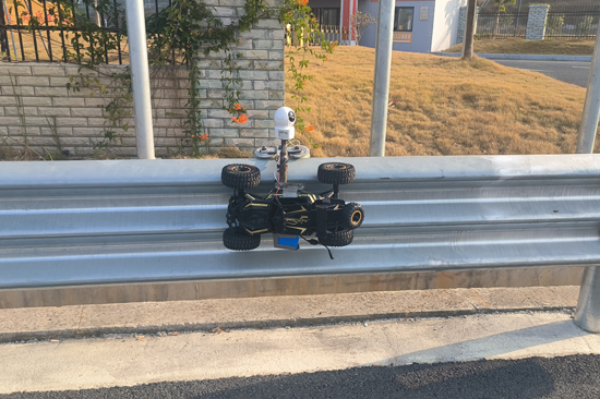 高速公路施工点远程巡检装置。广西交通投资集团崇左高速公路运营公司供图