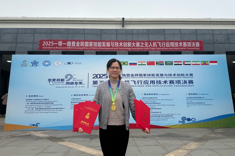 机械及自动化系主任刘思妤荣获教师组一等奖。王晓山摄