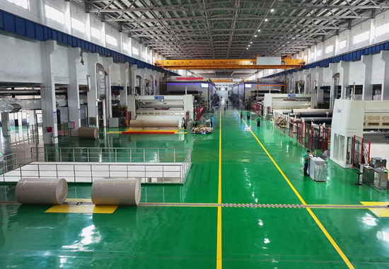 广西建晖纸业有限公司生产车间
