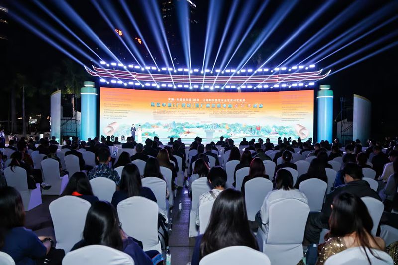 “购在中国（广西站）暨广西丝路电商嘉年华活动”现场。主办方供图