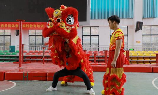 藤县：跃狮迎新春 非遗焕新声