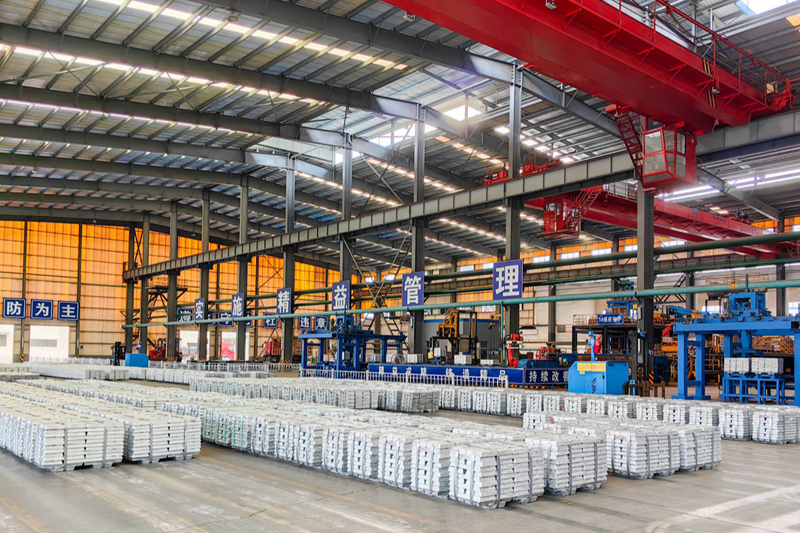 南丹南方金屬有限公司鋅熔鑄車間。