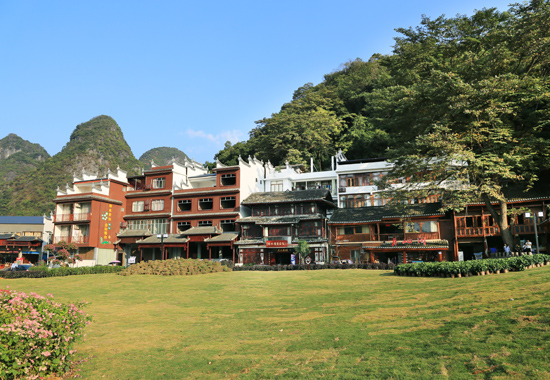高田镇历村桂北风格建筑。