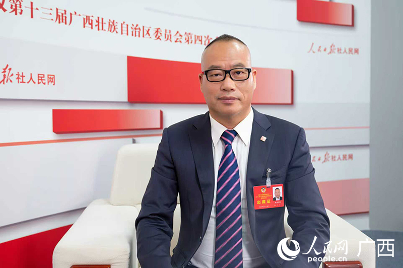 林謀悅委員接受專訪。人民網記者 嚴立政攝