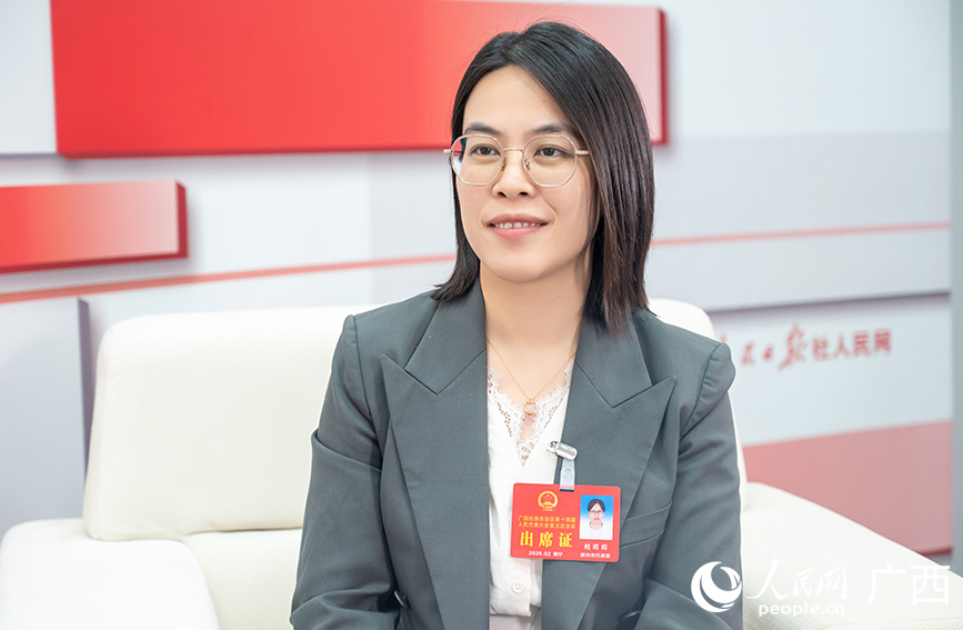 賴園園代表接受專訪。人民網記者 嚴立政攝