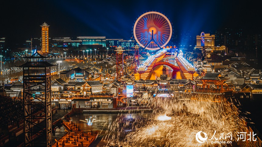 河北省唐山市河头老街（无人机航拍）