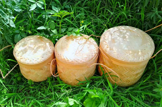 竹編制品。楊洒攝