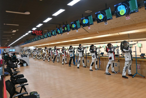 比賽現場。粟瀟攝