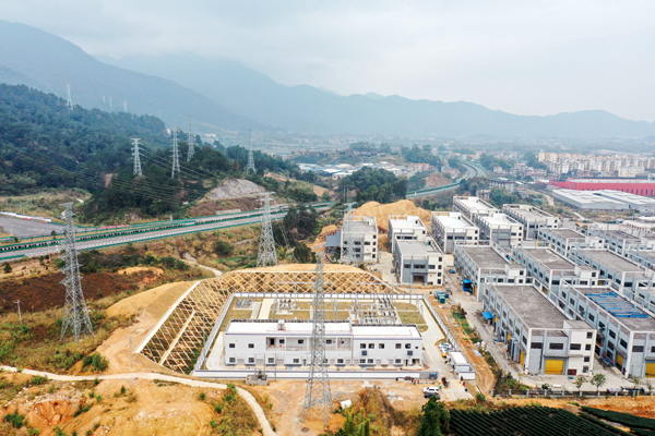 110千伏静州送变电工程。张浩疆摄