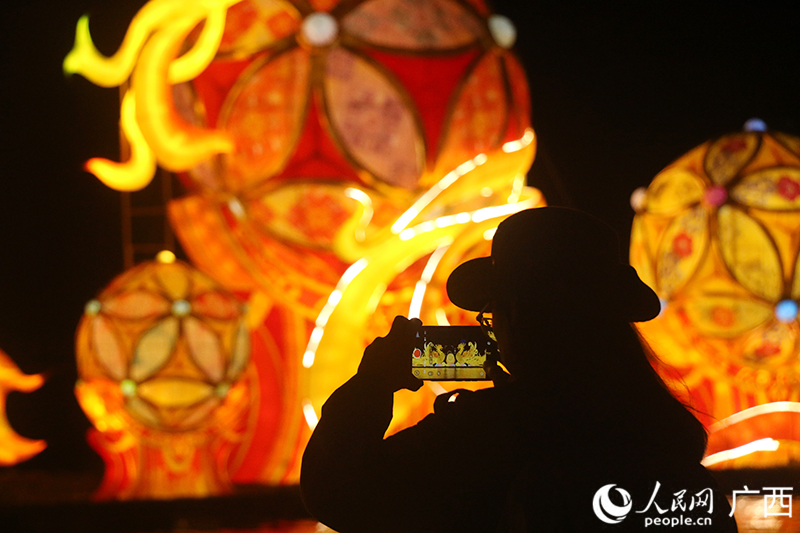 市民駐足拍照。人民網 韋歡攝