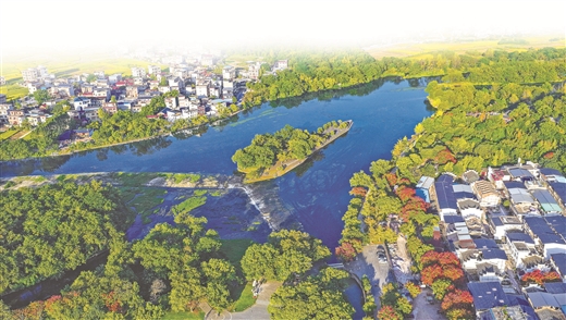 興安縣靈渠風光。黃捷文攝