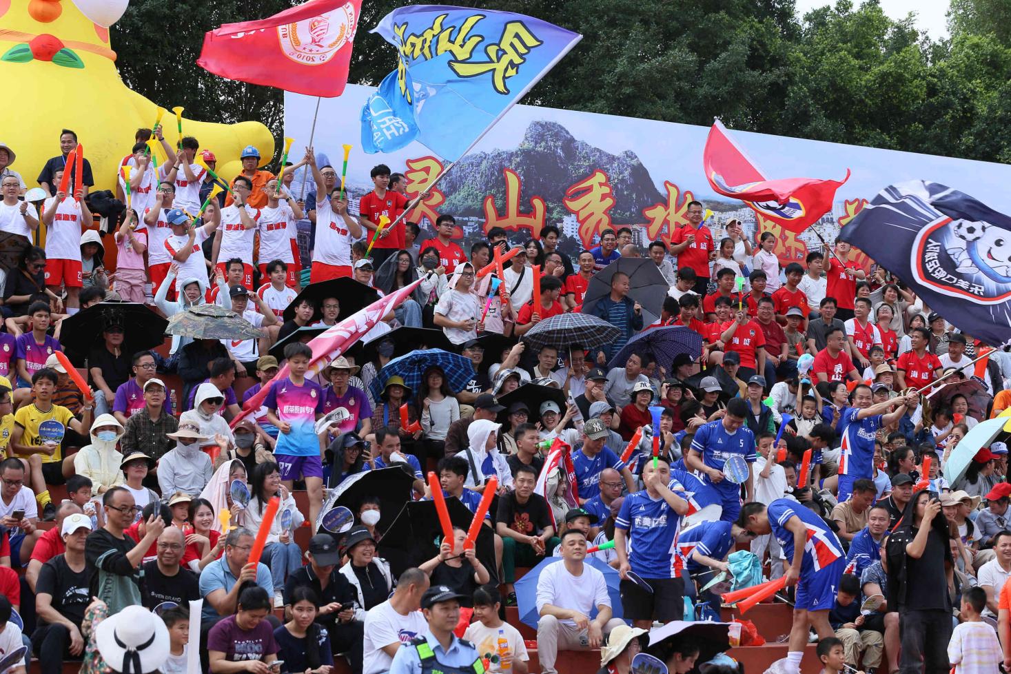 本周赛事累计吸引超过3.2万名球迷新春赴约观赛。广西体育局供图