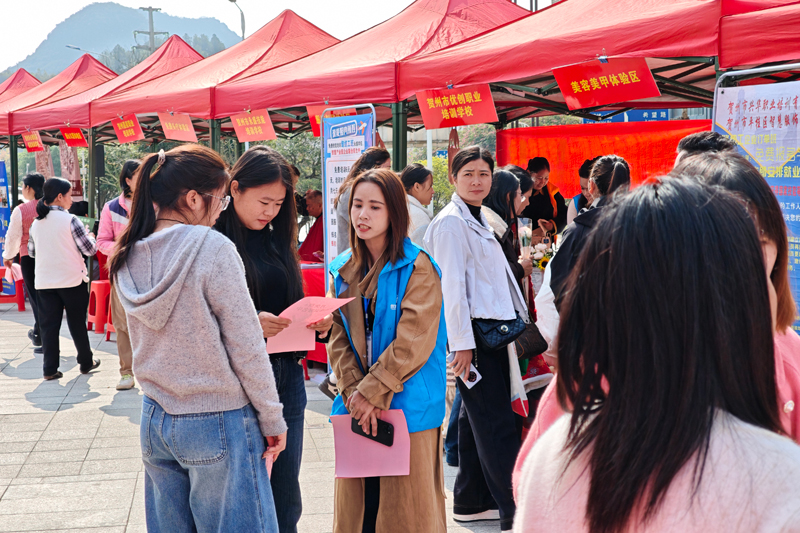 群眾在咨詢技能培訓。