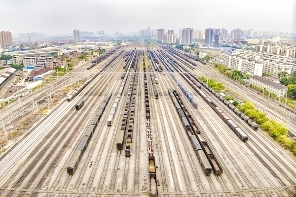 施工現場。韋剛攝