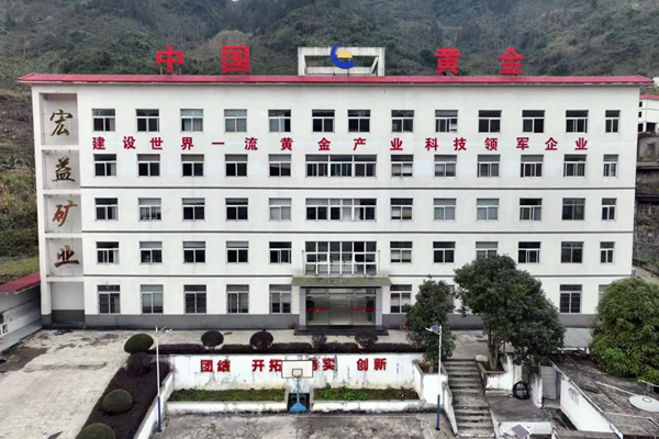 凤山宏益公司办公楼。中国黄金广西公司供图