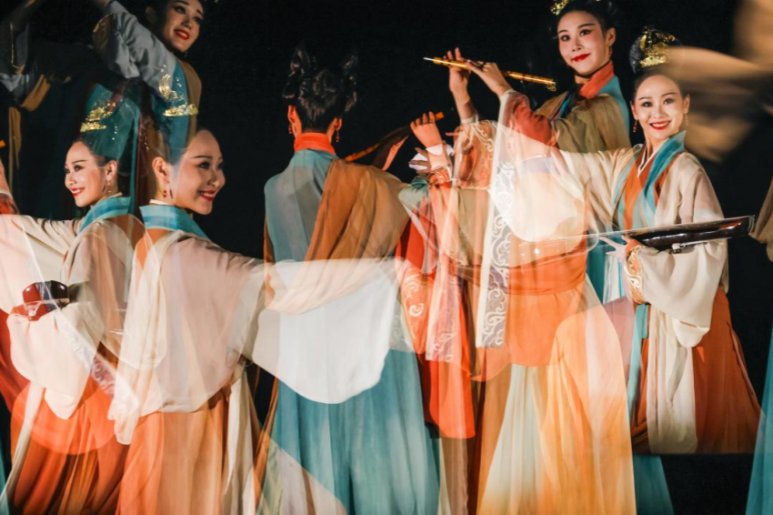 劇照“拱眼壁伎樂”舞段。主辦方供圖