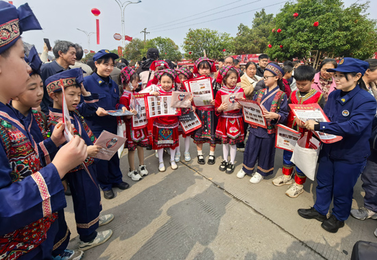 開展消防安全宣傳