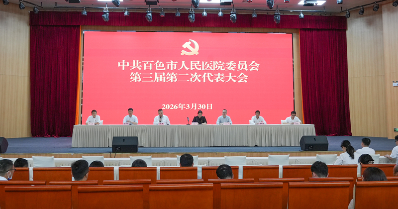 会议现场。百色市人民医院供图
