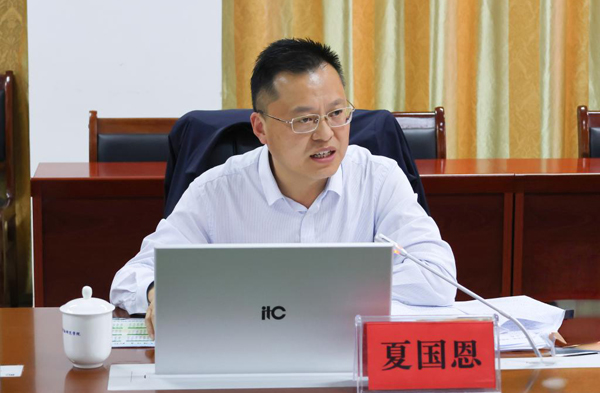 广西职业师范学院校长夏国恩讲话