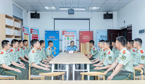 国家安全专题教育互动座谈现场。唐明洋摄