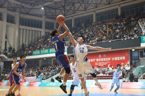 2026年春節“橫州茉莉花杯”鄉鎮籃球賽精彩紛呈