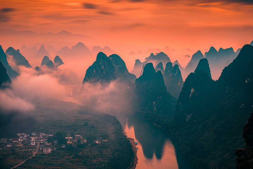 桂林相公山如诗如画。汪婷摄