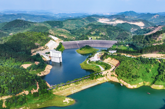 百色水庫灌區工程建成通水