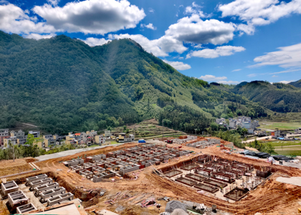 隆林县隆或风电二期项目升压站工地