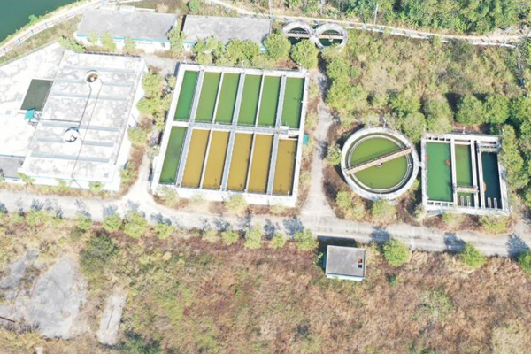 玉林中医药健康产业园污水处理厂一期。广西环保集团供图