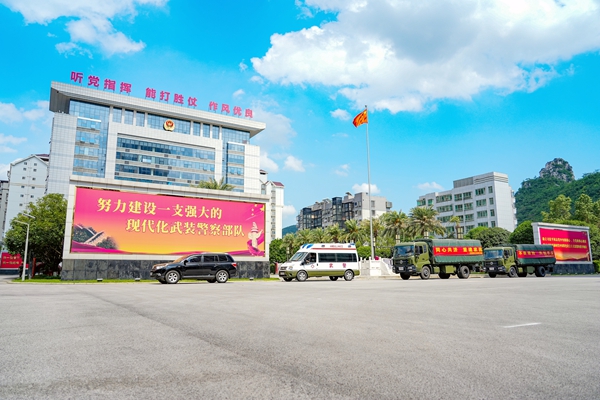 整裝待發。賴治華攝